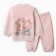 Knitted costume (jumper, trousers), pink color, height 68