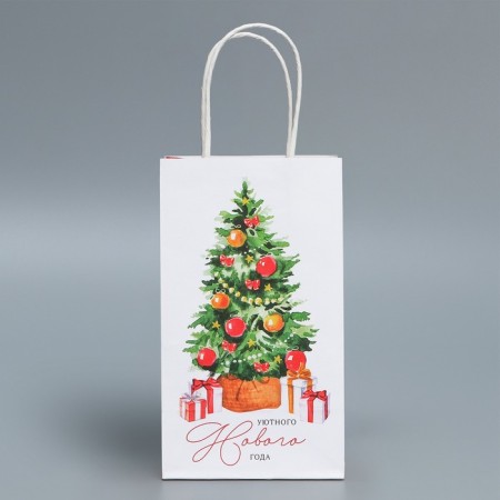 Package gift craft "Cosiness in the house", 12 x 21 x 9 cm, New Year-3