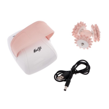 Body massage LEM-13, anti-cellulite, 2 modes, battery, 400 mAh, from USB, white-7