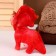 Soft musical toy "Dinosaurus", 16 cm, red color