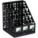 Settlement, vertical, 5 departments, black