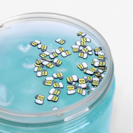 Two -layer slime "Sea" with charming, mint, 350 g-6