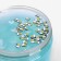 Two -layer slime "Sea" with charming, mint, 350 g