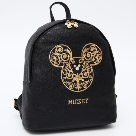 Open -leather backpack, 24 cm x 8 cm x 36 cm "beauty", Mickey Mouse