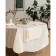 Round tablecloth Sofi de Marko "Becky", size 160 cm, milk color
