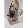 Cross-Bodi El Masta with a zipper, 2 outer pockets, a long belt, black/gray color