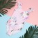 Children's swimsuit KAFTAN "Flowers", height 110-116 cm, pink