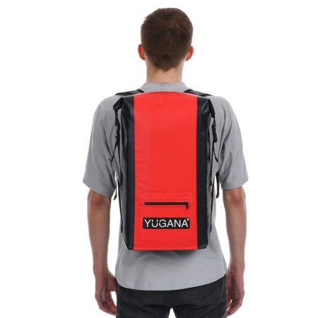 Hermoryukzak Yugana, PVC, waterproof 20 liters, red-7