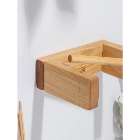 Toilet paper holder, 15 × 5 × 12 cm, birch-2