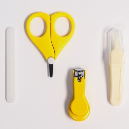 Child care set, 4 subjects, yellow color-1