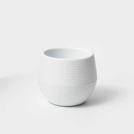 Potor Potor Potoral Potor Plastic, 450 ml, D = 12 cm, h = 10 cm, white color