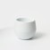 Potor Potor Potoral Potor Plastic, 450 ml, D = 12 cm, h = 10 cm, white color
