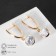 Earrings with rhinestones "Bloom" hanging ball, white color in gold