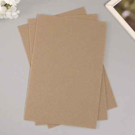 A set of hard felt "Astra" (3 pcs) gray, 1 mm, 160 g, 20x30 cm-1