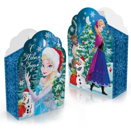 Folding box “Happy New Year. Cold heart ”, New Year's, size 17 × 25 × 7.9 cm.-5