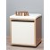 Malt Light Tumble, 380 × 300 × 425 mm, color sonoma oak / white leatherette
