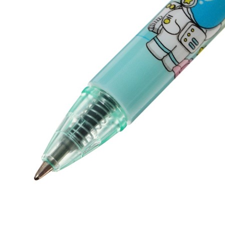 A set of ballpoint pens 12 pieces, 0.5mm, automatic, a body with a pattern, black ink, mix-2