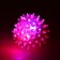 The ball luminous for animals is small, tpr, 4.5 cm, pink