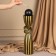 Climber for one candle “Knot” color Black-gold 39 x 10.5 x 10.5 cm