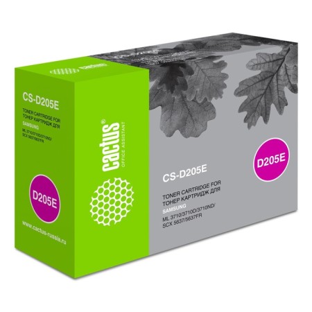Toner CACTUS CS-D205E CHERT for Samsung ML-3710ND/ML-3712DW/SCX-5639FW/SCX-5637FR (10000 ST