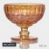 Glass Glass Magistro "La-Channel", 350 ml, 12 × 10.5 cm Amber color