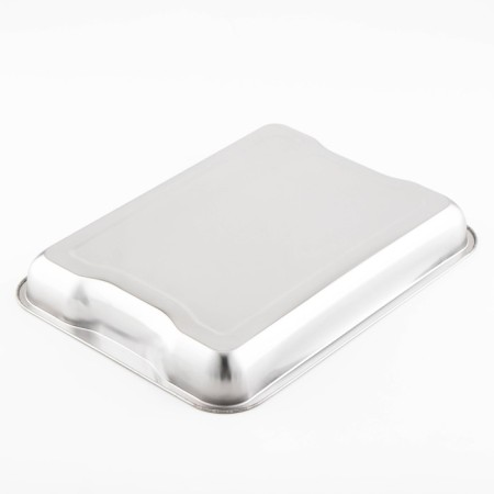 Stainless steel tray, 39 × 29 × 4.5 cm, 430 steel-2