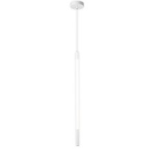 Suspended Indigo lamp, 14008/1p White. 1x10WW, LED, 1000LM, 4000K, 100x100x695/1600 mm, white matte color