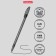 Ballic handle Erichkrause Neo Original, needle node 0.7 mm, black ink black