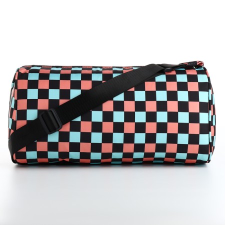 Sports bag with lightning, long belt, blue/pink color-1