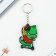 Key keychain wooden "dinosaur", 4.5 x 6 cm