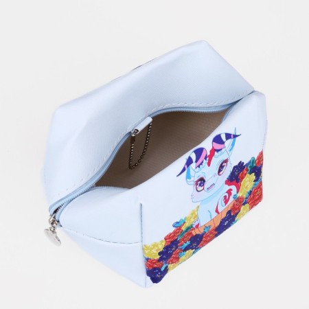 Monetnik cosmetic bag at lightning, blue color-2