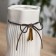 VAZA Ceramics Table "Blaz" 20.5 cm, white
