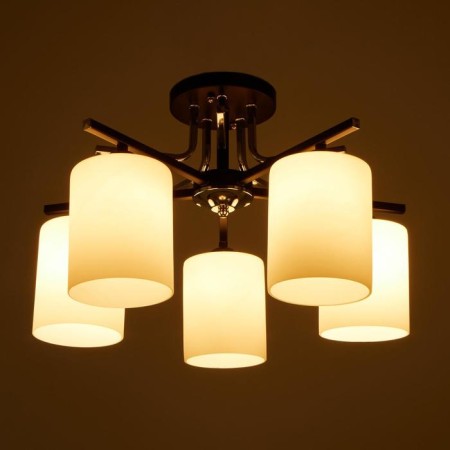 Chandelier 6591193/5 E27 40W Black-Khrom 55x55x20 cm Bayerlux-2