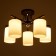 Chandelier 6591193/5 E27 40W Black-Khrom 55x55x20 cm Bayerlux