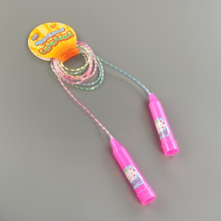 Baby rope "meow", pink color