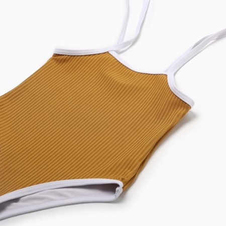Swimsuit Assed children's minku mustard color, height 110-116 cm-3