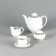 Coffee service 6/9 Opal, decor "Platinum plates", 15 items