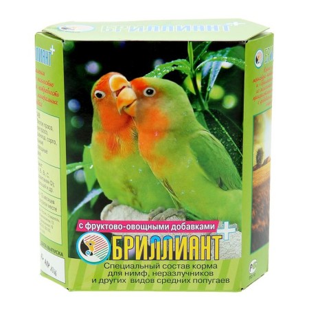 Diamond food for medium parrots, with fruit and vegetable additives, 500 g-1