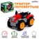 The “Farmer” Tractor-Perevoysh Tractor works on batteries, red color