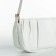 Bag Cross-Bodi with a zipper, white color