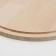 Board wooden board with a gutter "Circle" 24x24x0.8 cm birch