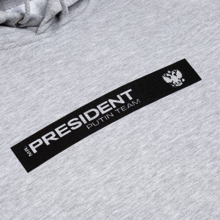 Hoody President, size l, color gray-13