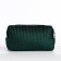 Lightning cosmetic bag, green color