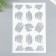 Plastic stencil "Texture" 24x16 cm