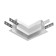 Connector EXILITY Corner built under a 12.5 mm GCL, white