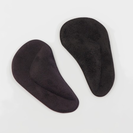 Suppinators for shoes, on an adhesive basis, 9.7 × 5.5 cm, steam, black color-1