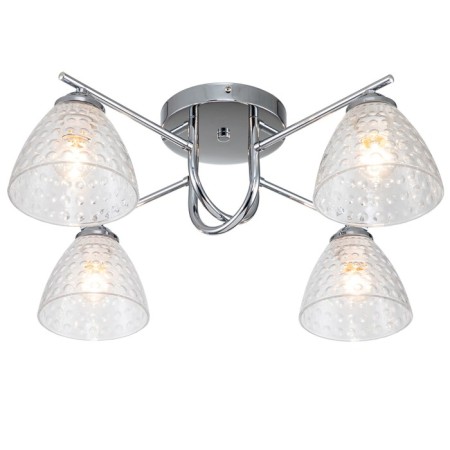 Ceiling lamp 4x60W E27, size 56x56x20 cm