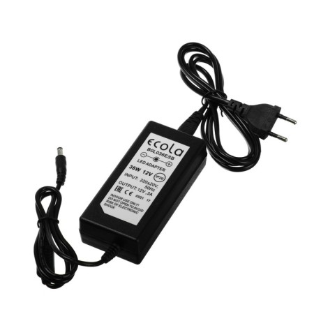ECOLA power supply for 12 V LED tape, 36 W, IP20