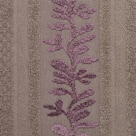 Terry towel "Rosehip", 420 g, size 70x135 cm, brown color-1