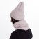 COMPLE WINDER WINDER (hat/snood), beige color, size 56-58